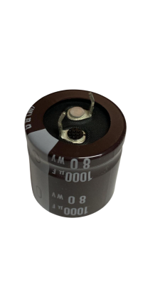 1000UF 80V 25X25 ELEKTROLİTİK SNAP KONDANSATÖR - NICHICON - 1