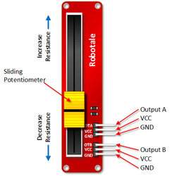 10k Ohm Doğrusal/Lineer Potansiyometre - 3