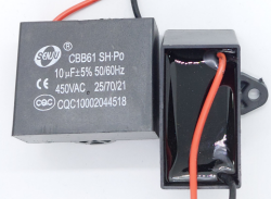 10UF 450VAC Vantilatör Kondansatör - China