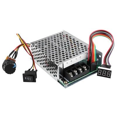 10V-55V 40A PWM Fırçalı DC Motor Sürücü (CW CCW Ters Haraket Anahtarlı ve LED Ekranlı) (Çok Al Az Öde İle %20'ye Varan İndirimli) - 1