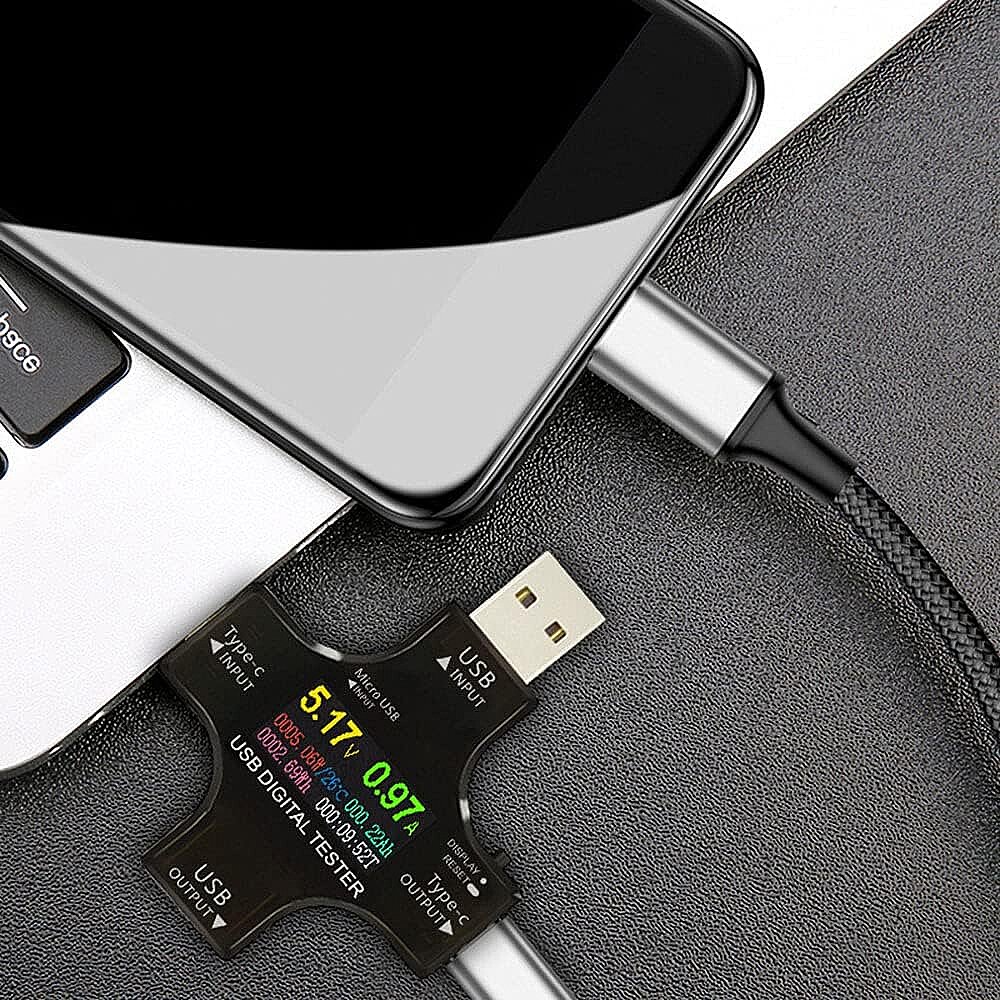 12 in 1 Çok Fonksiyonlu USB & Type-C Dijital Güç Ölçer Test Cihazı – Voltaj, Akım, Kapasite, Watt Ölçüm – PD/QC Uyumlu (Çok Al Az Öde İle %20'ye Varan İndirimli) - 3
