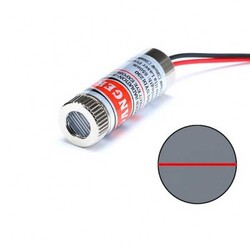 12mm 650nm 5mw Kırmızı Çizgi Kafalı Lazer (DC 3-5V) - 1