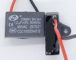 1.2UF 450VAC Vantilatör Kondansatör - China