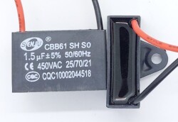 1.5UF 450VAC Vantilatör Kondansatör - 