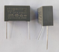 1UF 310VAC X2 %10 22.5mm Polyester Kondansatör - China