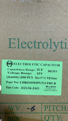1UF 35V 5X11 ELEKTROLİTİK KONDANSATÖR - JACKON - 2