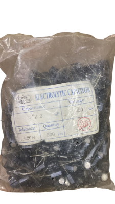 2.2UF 350V 10X12.5 ELEKTROLİTİK KONDANSATÖR - NIPPON - 2