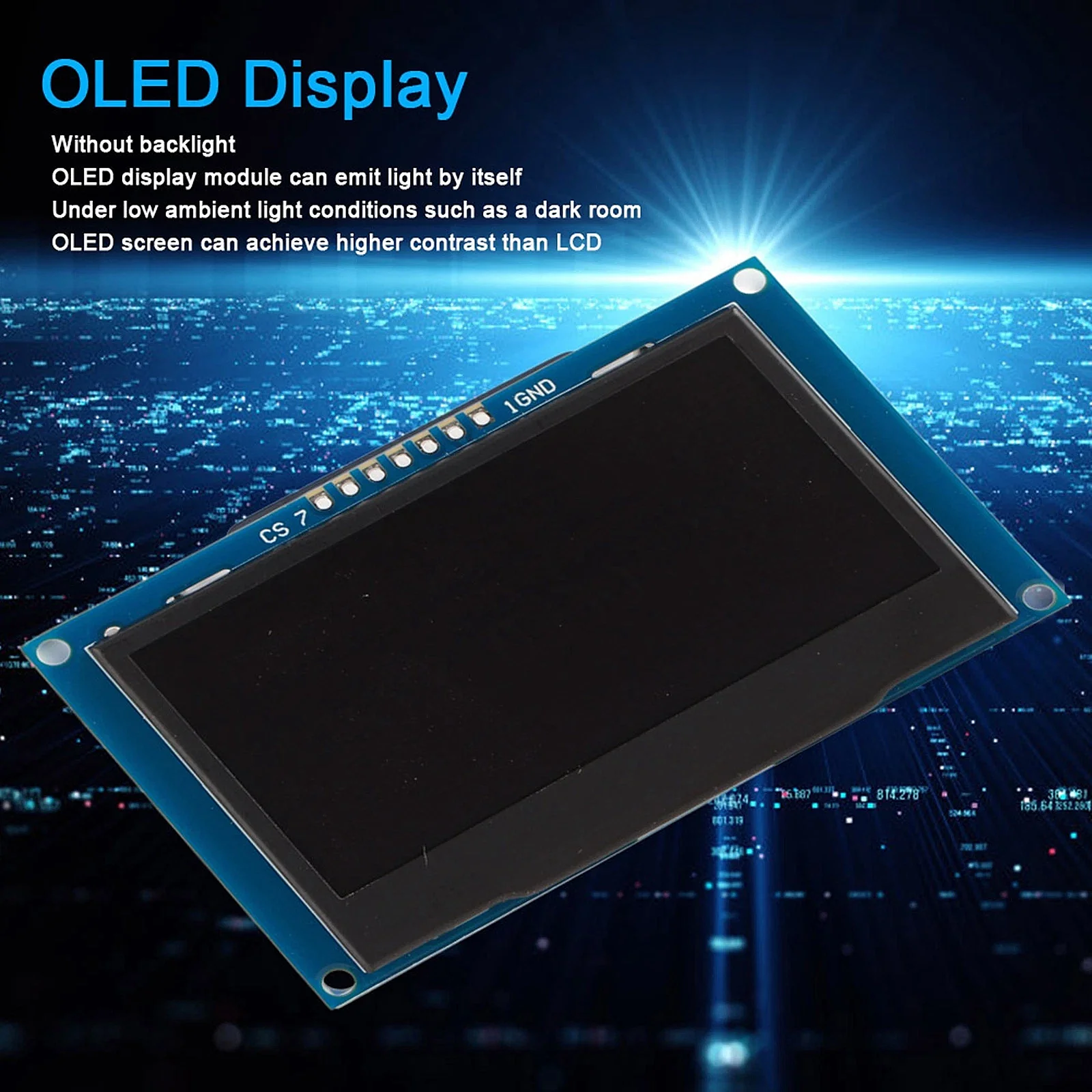 2.42 inç VER 4.1 128×64 SSD1309 7 Pinli SPI/I2C OLED LCD Ekran Modülü - Lehimli (Çok Al Az Öde İle %20'ye Varan İndirimli) - 3