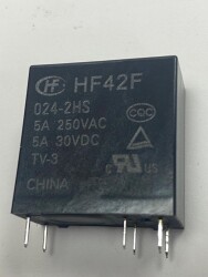 HF42F-024-2HS 2 Form A 5A 24V 6 Pin Kombi Rölesi - 1