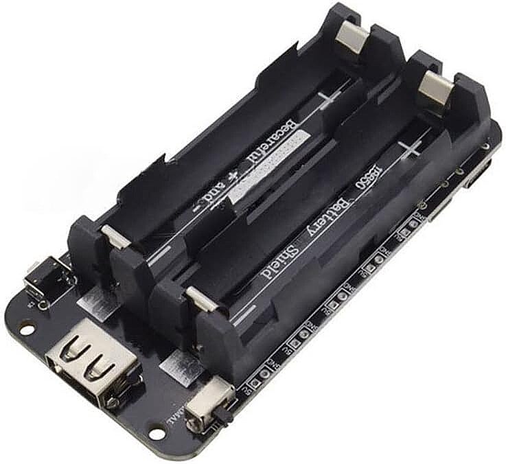 2'li Anahtarlı 18650 Lityum Pil Yuvası V8 Mikro USB (Çok Al Az Öde İle %20'ye Varan İndirimli) - 