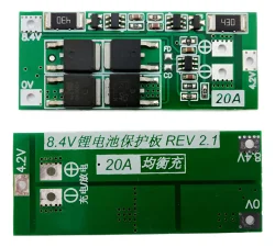 2S 20A 8.4V BMS 18650 Lityum Lipo Pil Şarj Koruma Devresi - 2