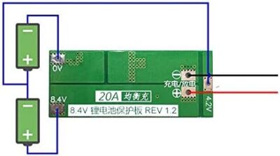 2S 20A 8.4V BMS 18650 Lityum Lipo Pil Şarj Koruma Devresi - 3