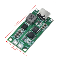 2S 2A TypeC Şarj Modül Çok Hücreli 18650 Lityum Pil Şarj Modül 8.4V 12.6V 16.8V - 1