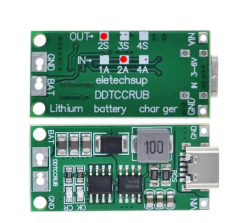 2S 2A TypeC Şarj Modül Çok Hücreli 18650 Lityum Pil Şarj Modül 8.4V 12.6V 16.8V - 3