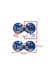 2S 4A Bms 7.4V 18650 Lityum Lipo Pil Şarj Koruma Modülü - 2