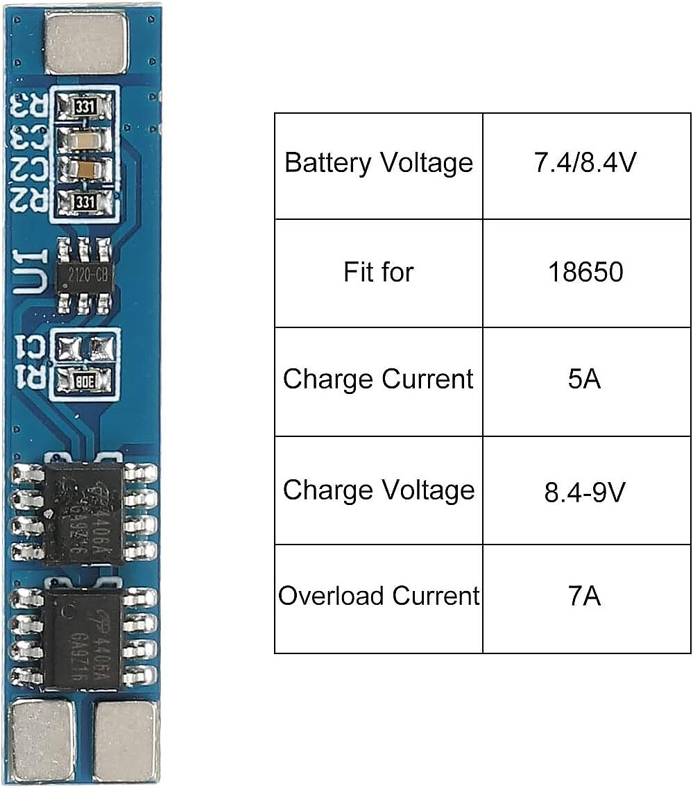 2S 5A BMS LiPo 18650 Pil Şarj Koruma Devresi (Çok Al Az Öde İle %20'ye Varan İndirimli) - 2