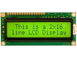 China - 2x16 LCD Yeşil