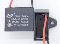 3.5UF 450VAC Vantilatör Kondansatör - China