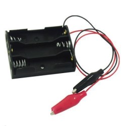 3'lü AA Krokodil Kablolu Pil Yuvası (Çok Al Az Öde İle %20'ye Varan İndirimli) - China