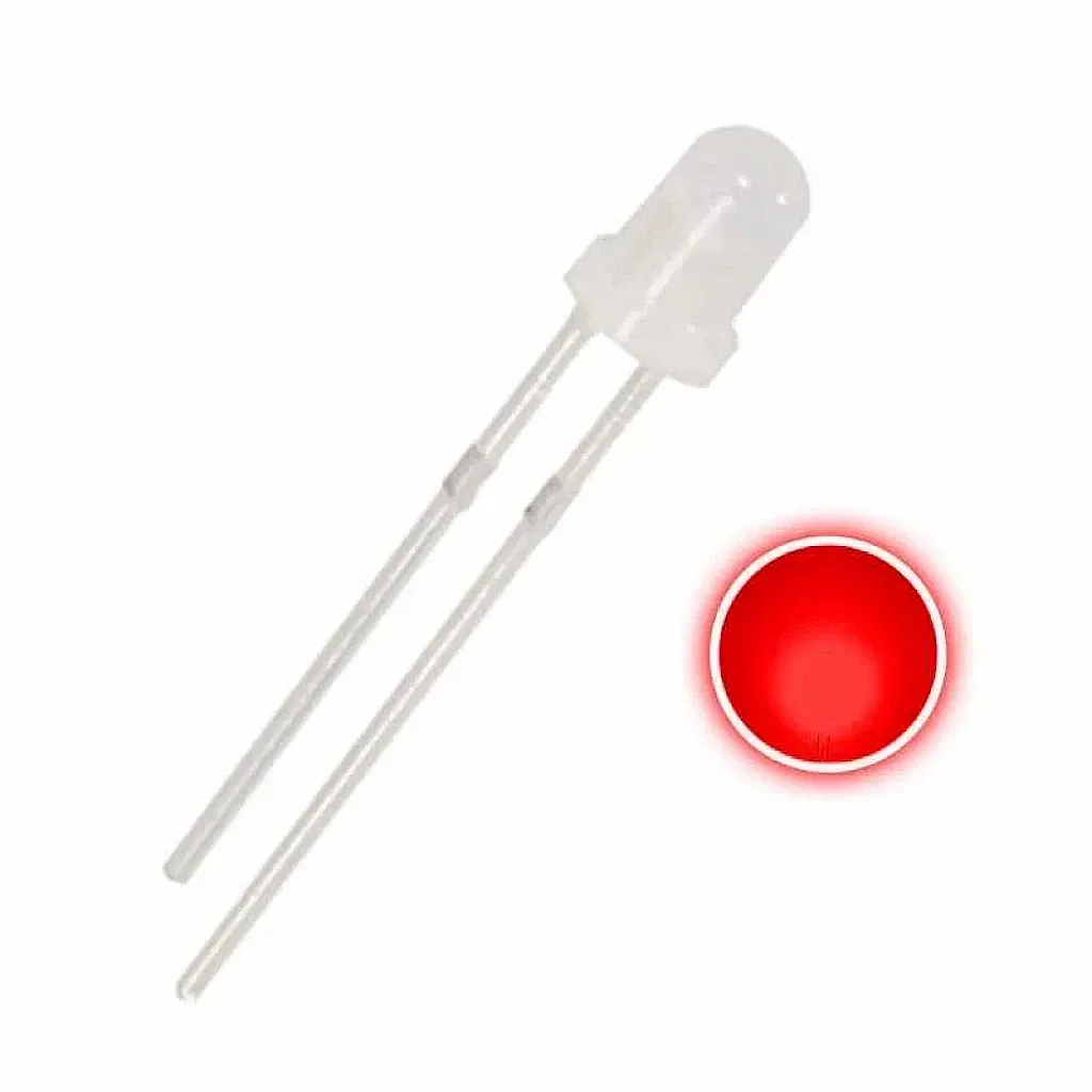 3MM Şeffaf Kırmızı Led (Çok Al Az Öde İle %20'ye Varan İndirimli) - 1