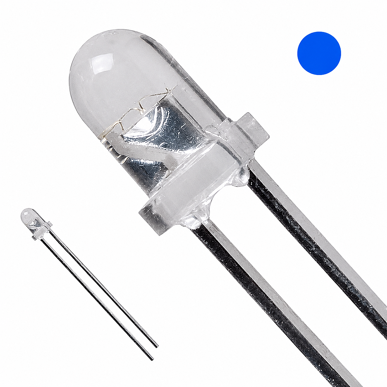 3MM Şeffaf Mavi Led (Çok Al Az Öde İle %20'ye Varan İndirimli) - 