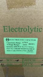 4.7UF 100V 5X11 ELEKTROLİTİK KONDANSATÖR - JACKCON - 2