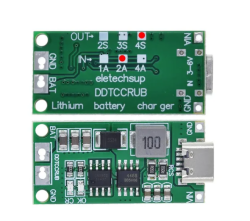 4S 2A TypeC Şarj Modül Çok Hücreli 18650 Lityum Pil Şarj Modül 8.4V 12.6V 16.8V (Çok Al Az Öde İle %20'ye Varan İndirimli) - 3