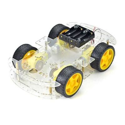 4WD Çok Amaçlı Mobil Robot Platformu (Çok Al Az Öde İle %30'a Varan İndirimli) - 1