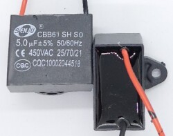 5UF 450VAC Vantilatör Kondansatör - China
