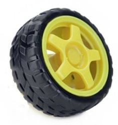6 V 250 RPM Motor Uyumlu Tekerlek - Sarı Tekerlek (Çok Al Az Öde İle %30'a Varan İndirimli) - China