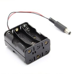 6'lı AA Çift Taraflı ve Barrel Jack Çıkışlı Pil Yuvası (Çok Al Az Öde İle %20'ye Varan İndirimli) - China