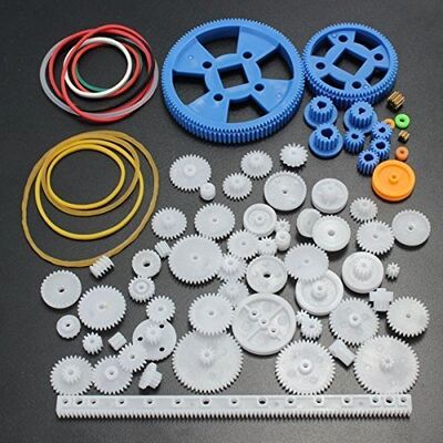 80 Parça Plastik Dişli Çark Seti - Hobi Dişli Seti (Çok Al Az Öde İle %30'a Varan İndirimli) - 1