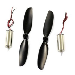820 Çekirdeksiz DC Motor (2 Adet + 2 Pervane) (Mini Drone Motoru) - China
