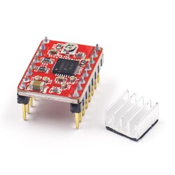 A4988 Step Motor Sürücü Kartı (Kırmızı PCB) (Çok Al Az Öde İle %20'ye Varan İndirimli) - 