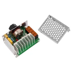 AC 220V 4000W Dimmer Motor Hız Kontrol Regülatörü Kartı - 2