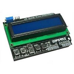 China - Arduino ile Uyumlu LCD ve Tuş Takımı Shieldi