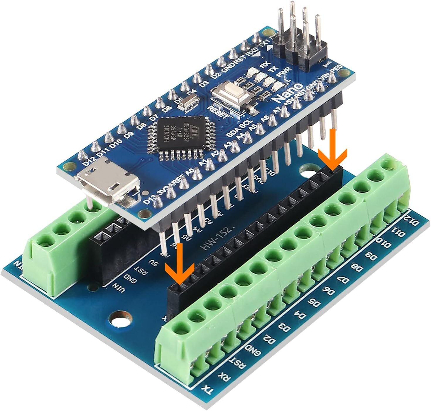 Arduino Nano Klemens Shield - Terminal Adaptör - 2