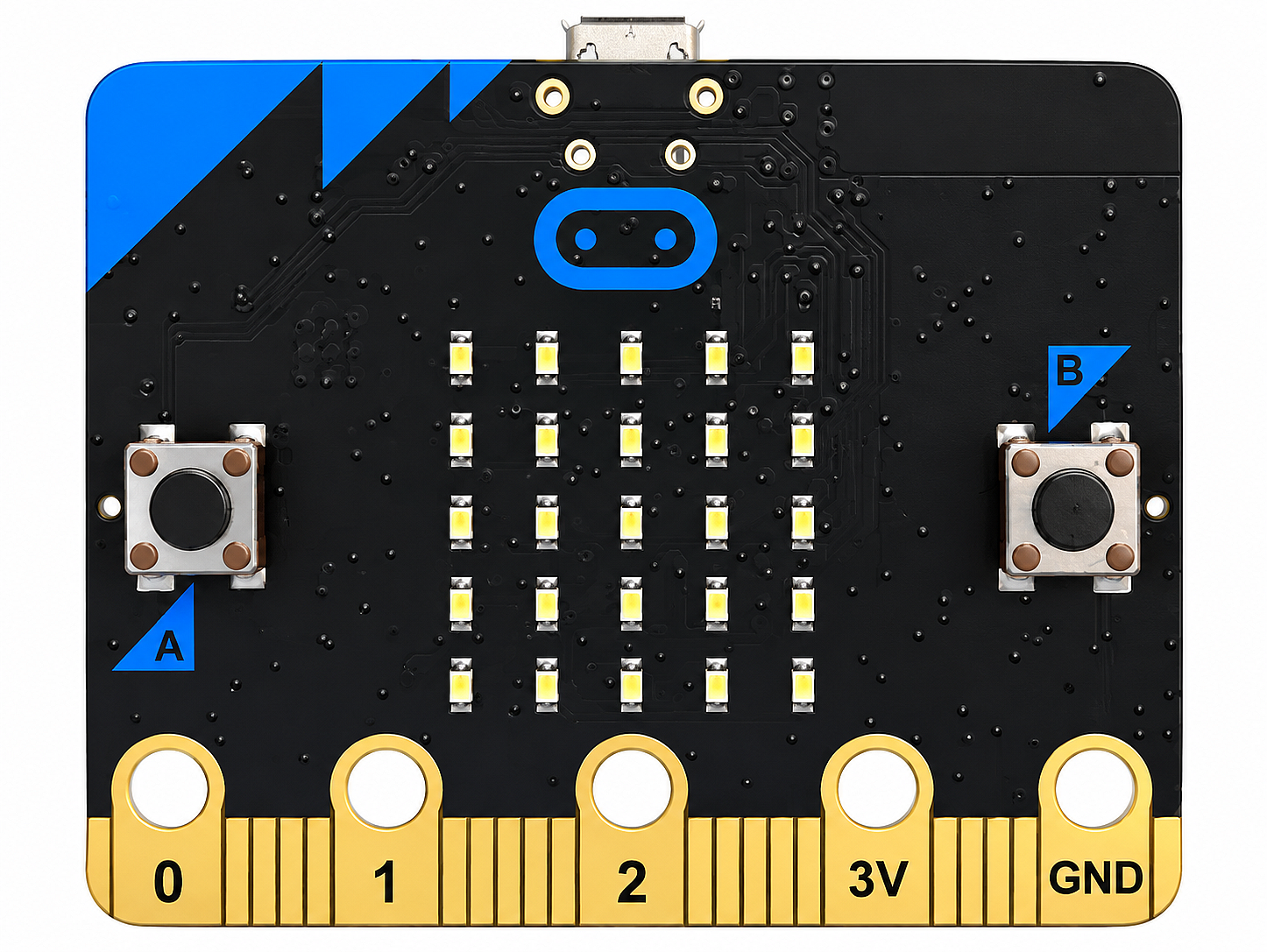 BBC micro:bit V1.5 Geliştirme Kartı – LED Matrisli Programlanabilir Eğitim Kartı - 2