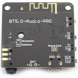 BT5.0 PRO Bluetooth Ses Alıcı Kartı Bluetooth 5.0 MP3 Modülü PRO (Mikrofonlu) (Çok Al Az Öde İle %20'ye Varan İndirimli) - 2