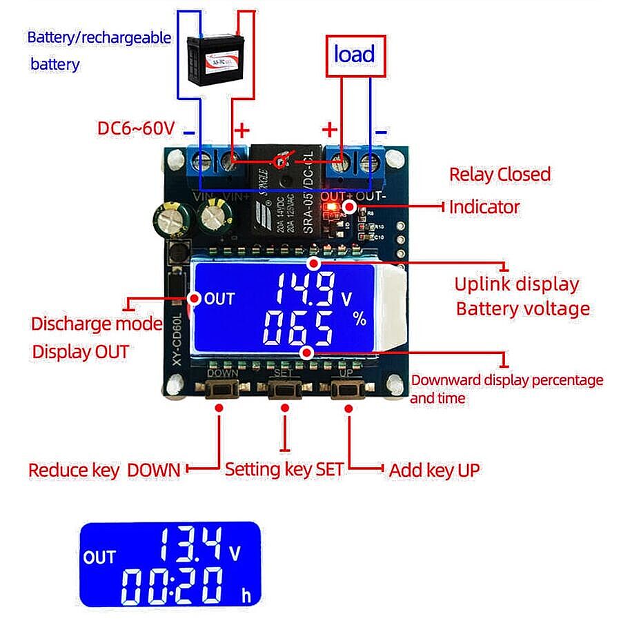 CD60L Güneş Pili Şarj Modülü - Pil Şarj Deşarj Kontrol Kartı - 5