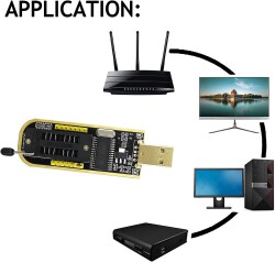 CH341A 24 25 Serisi EEPROM Flash BIOS USB Programlayıcı + SOIC8 SOP8 Test Klipsi EEPROM 93CXX/25CXX/24CXX - 2