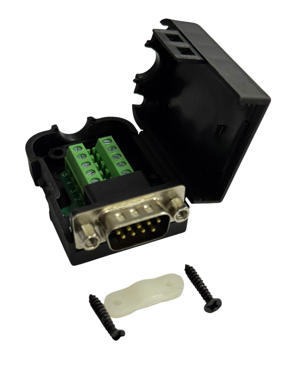 D-Sub DB9 9 Pin Erkek Terminal Block Adaptörü - 