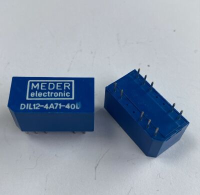 DIL12-4A71-40L 12V 10A 10 PİN REED RÖLE - MEDER - 1