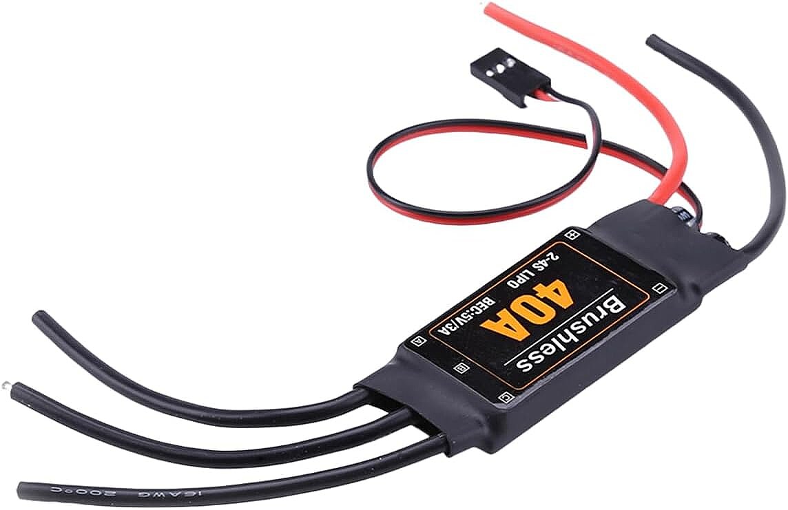 Drone ESC Brushless 40A Fırçasız Motor Hız Kontrol Sürücüsü - 2-4S Li/po Uyumlu Bullet Konnektör (Çok Al Az Öde İle %20'ye Varan İndirimli) - BRUSHLESS