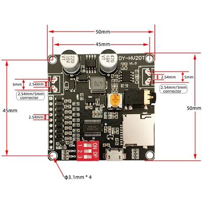 DY-HV20T Ses Çalma MP3 Modül - 3