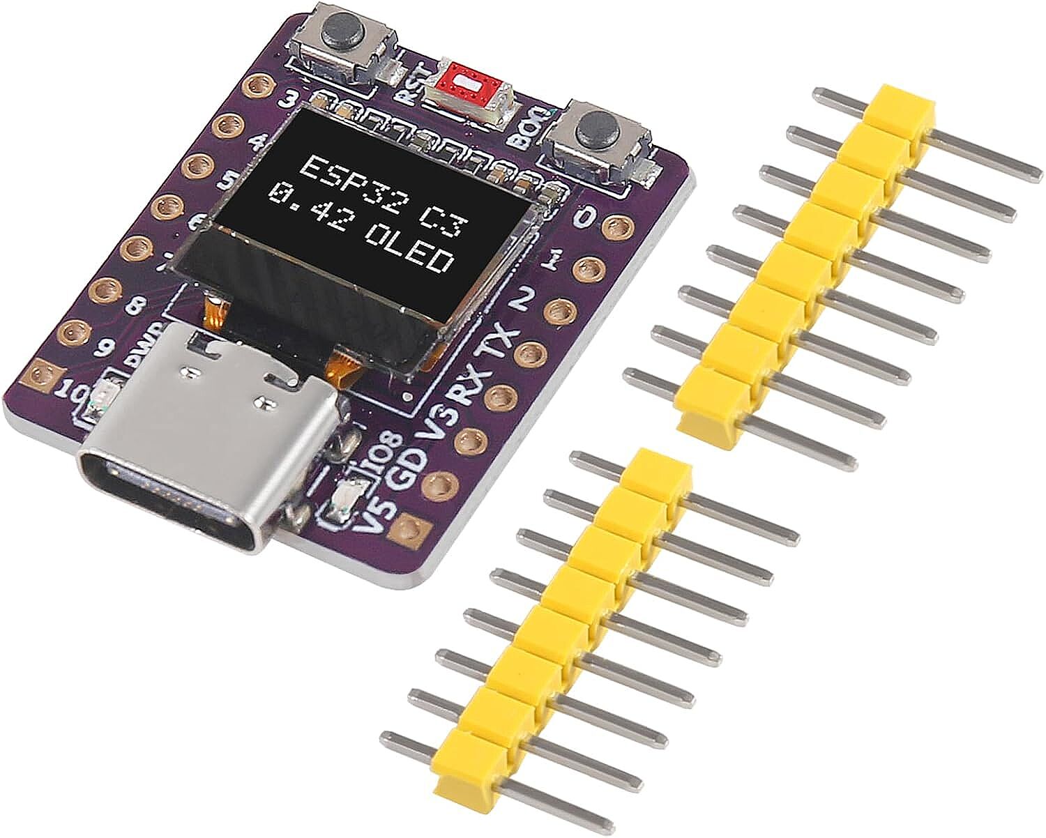 ESP32-C3 0.42 İnç OLED Modülü Wifi+Bluetooth ESP32 Geliştirme Kartı (Çok Al Az Öde İle %20'ye Varan İndirimli) - 1