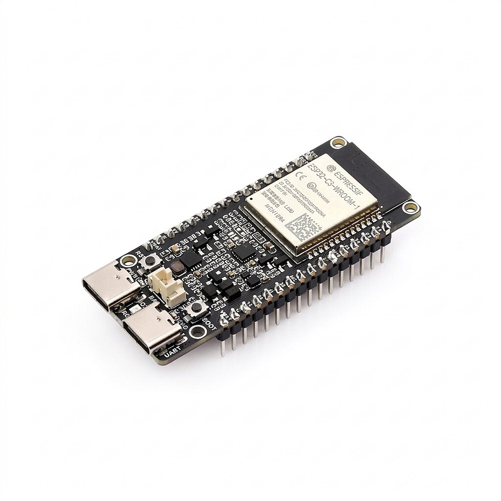 ESP32-C5-WROOM-1-N16R8 WiFi 6 Bluetooth 5 LE Çift Bant 2.4/5 GHz DevKit Geliştirme Kartı – Çift Type-C - 