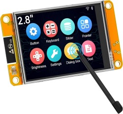 ESP32 Geliştirme Kartı 2.8 inç 240x320 Akıllı Dokunmatik TFT LCD Modül | LVGL WiFi Bluetooth WROOM Arduino Uyumlu - 1