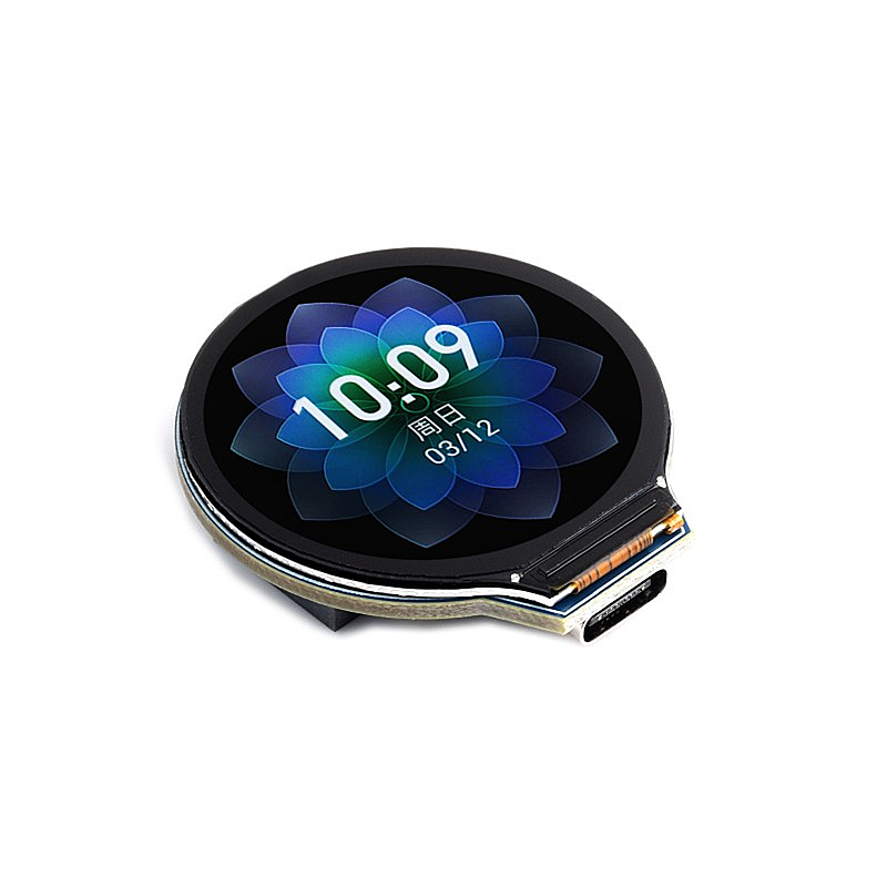 ESP32-S3 Development Board, 32-bit LX7 Dual-core Processor, Integrates GC9A01 Display Driver Chip, With 1.28inch IPS Round LCD - 