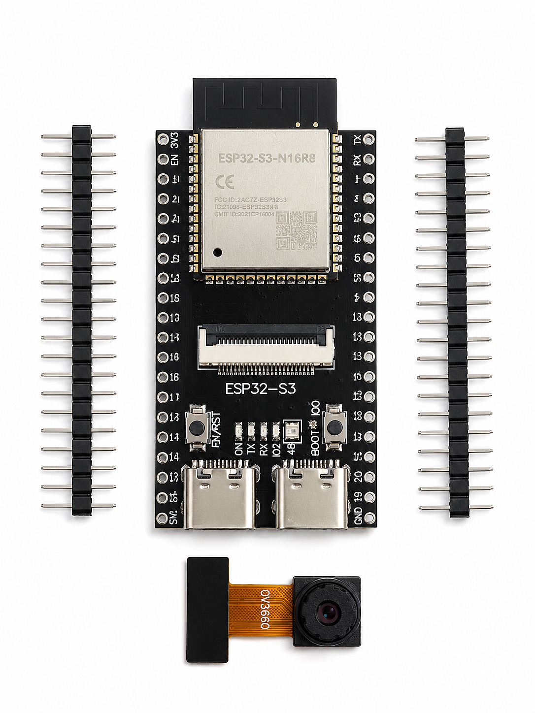 ESP32-S3 N16R8 ESP32-CAM OV3660 2.4GHz Wi-Fi BLE 5.0 Kamera Geliştirme Kartı (Çok Al Az Öde İle %20'ye Varan İndirimli) - 2
